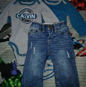 EUC 9mos Calvin Klein Levi's Bundle